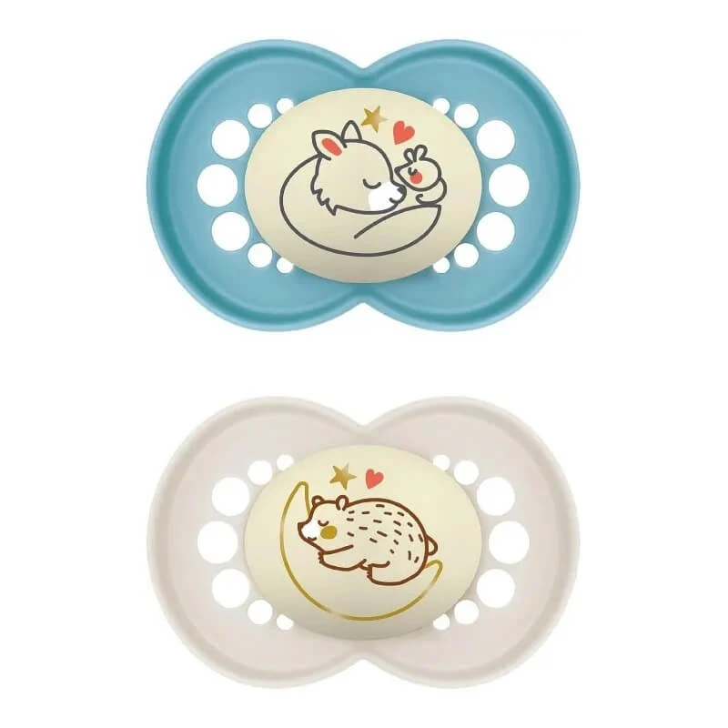 Mam Original 6m+ - 2 Silicone Pacifiers (Boys)