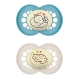 Mam Original 6 mois et plus - Lot de 2 tétines en silicone (pour garçons)