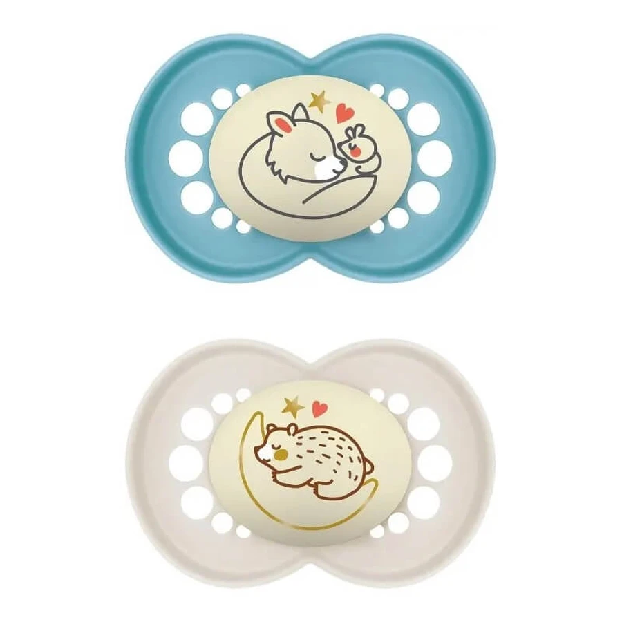 Mam Original 6 mois et plus - Lot de 2 tétines en silicone (pour garçons)