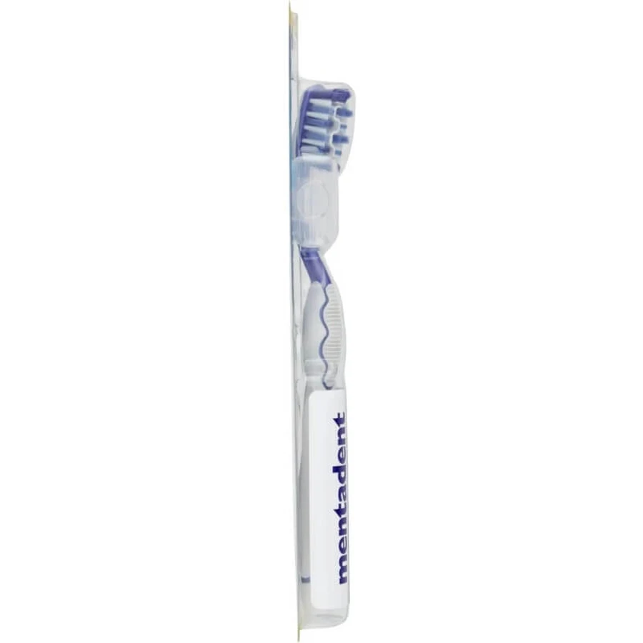 Mentadent Medium handtandenborstel met White System-bleekeffect