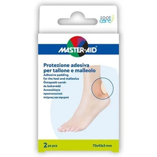 Master Aid Foot Care: 2 almohadillas adhesivas para el talón y el tobillo