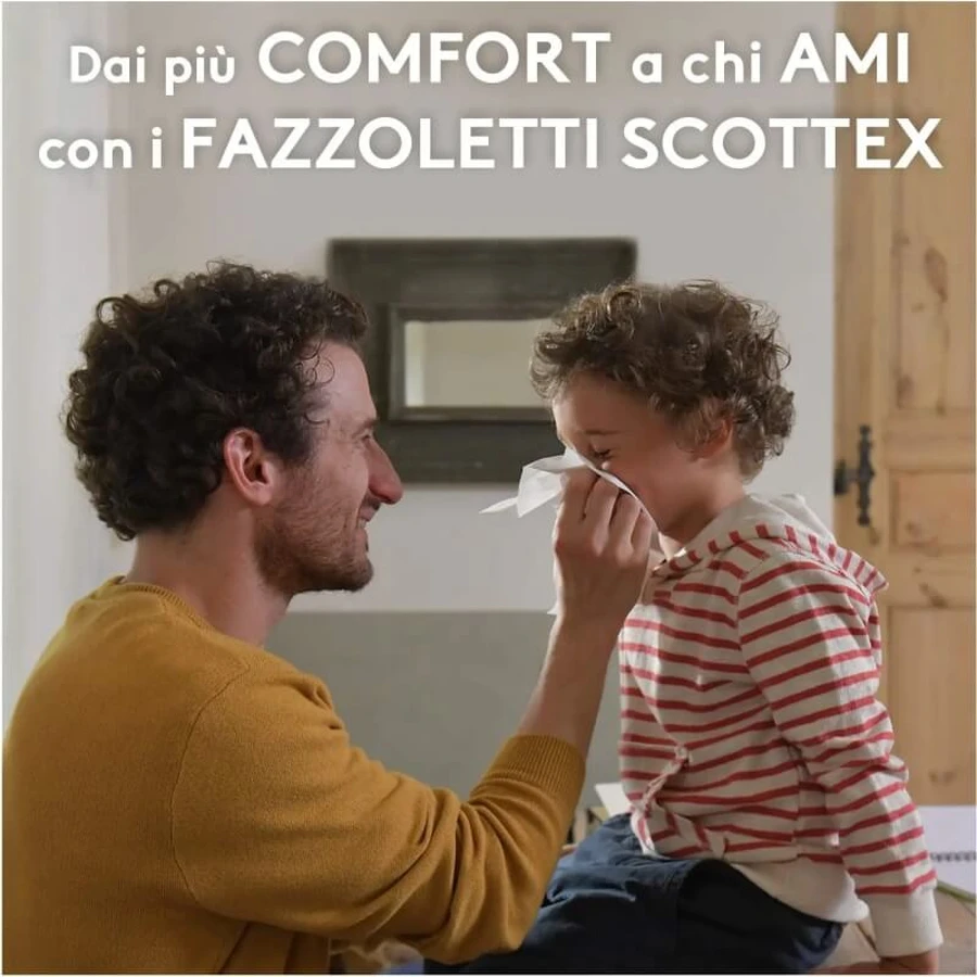 Scottex Extra Soft - 8 paquetes de pañuelos Kleenex