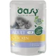 Oasy Wet Cat Chicken Bites - Aliment complet pour chats adultes, 85 g