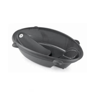 Cam Bollicina Anthracite Smoke U55 - Baby Bath with Two Ergonomic Seats for Ages 0 to 12 Months
