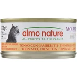 Almo Nature Almo HFC Cat Tuna and Shrimp - Complete Wet Food for Adult Cats, 70 g