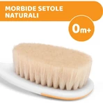Chicco Orangefarbene Bürste und Kamm für Babys ab 0 Monaten