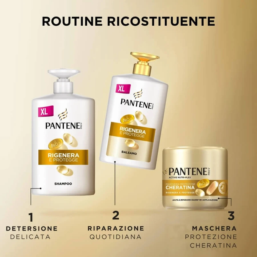 Pantene Active Nutri-Plex Pro-V - Regenerating and Protecting Shampoo, 250 ml