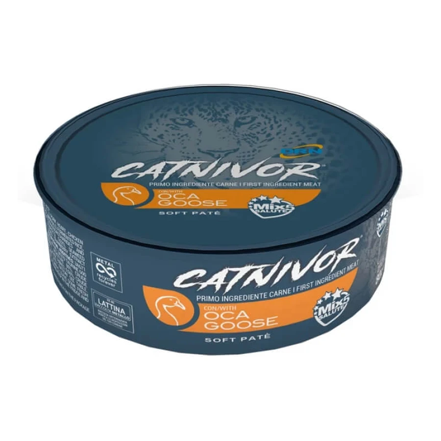 Drn Catnivor Goose – Alleinfuttermittel für ausgewachsene Katzen, 80 g