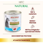 Almo Nature HFC Natural Atlantic Tuna - Complementary Wet Food for Adult Cats 1+ Years, 280 g