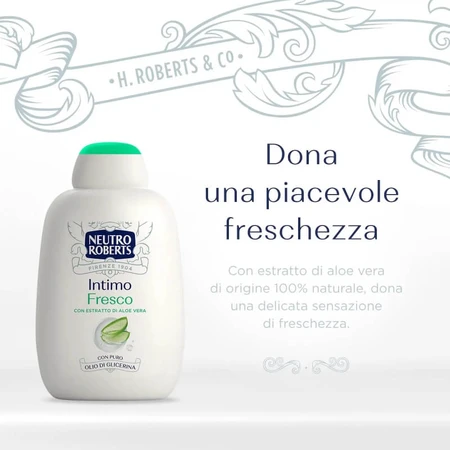 Neutro Roberts Fresco - Gel íntimo con extracto de aloe vera, 200 ml