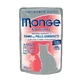 Monge Natural pentru adulți – bucățele de ton cu pui și creveți  80 gr