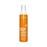 Clarins SPF 50+ Sunscreen Spray, Solaire Lacté Body Lotion, Very High Protection, 150 ml