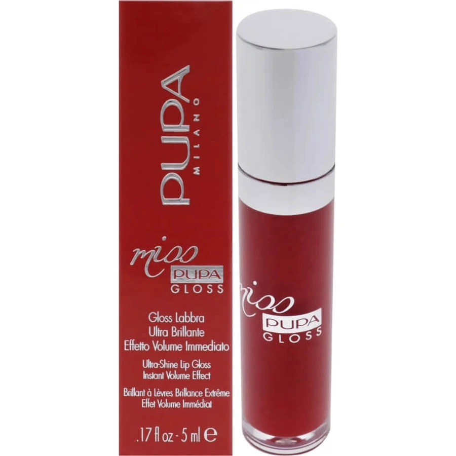 Pupa Miss Pupa Gloss - Brillo de labios reluciente n.º 205 Touch of Red