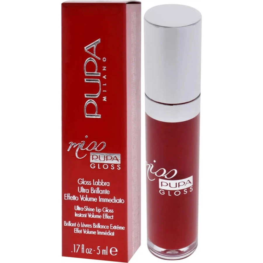 Pupa Miss Pupa Gloss - Brillo de labios reluciente n.º 205 Touch of Red