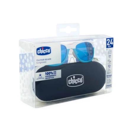 Chicco-Sonnenbrille mit verspiegelten Gläsern, ab 24 Monaten, Tiffany-Blau