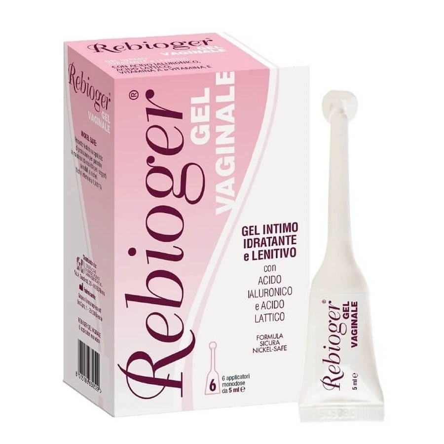 Gd Rebioger Vaginalgel, 6 Applikatoren – feuchtigkeitsspendendes und beruhigendes Intimgel