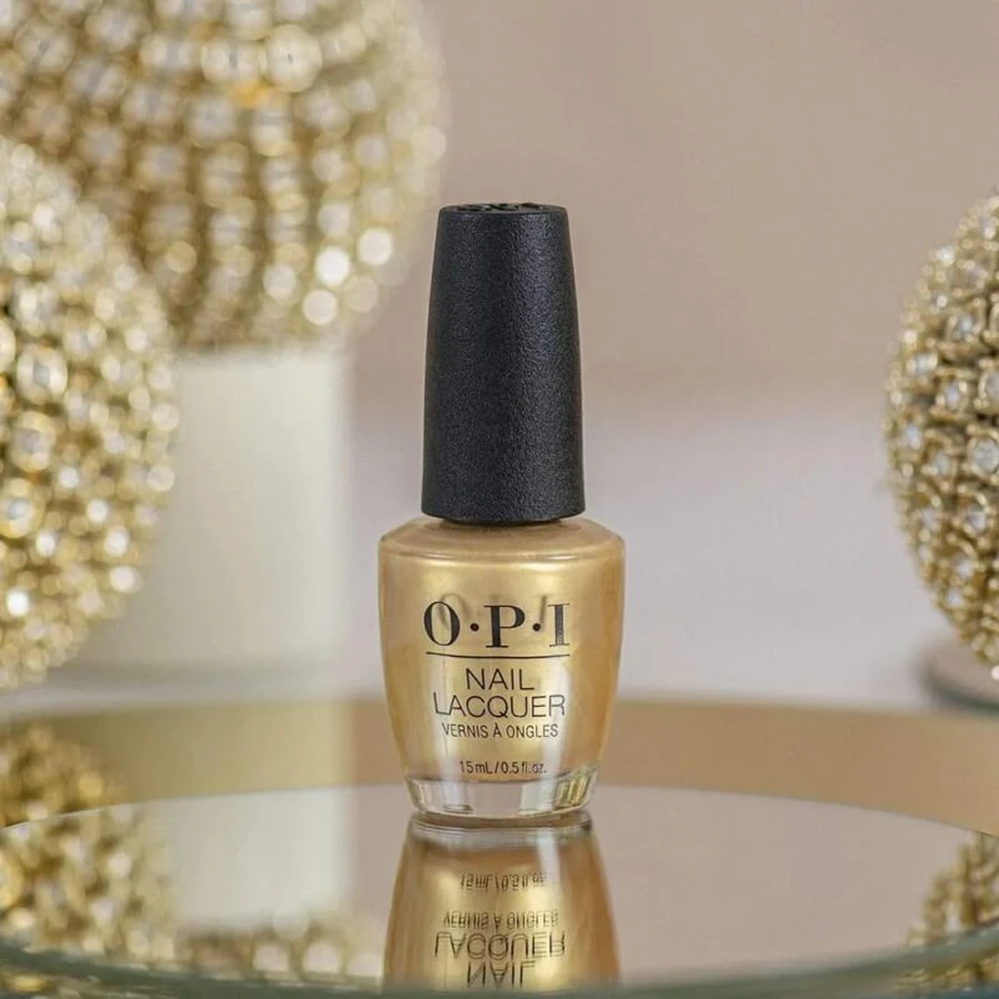 Opi Nail Lacquer - Nail Polish HR M05 "This Gold Sleighs Me"