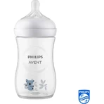 Avent natural response - biberon trasparente 1m+ koala 260 ml