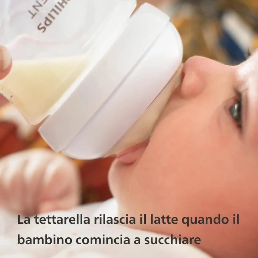 Avent natural response - biberon trasparente 1m+ koala 260 ml