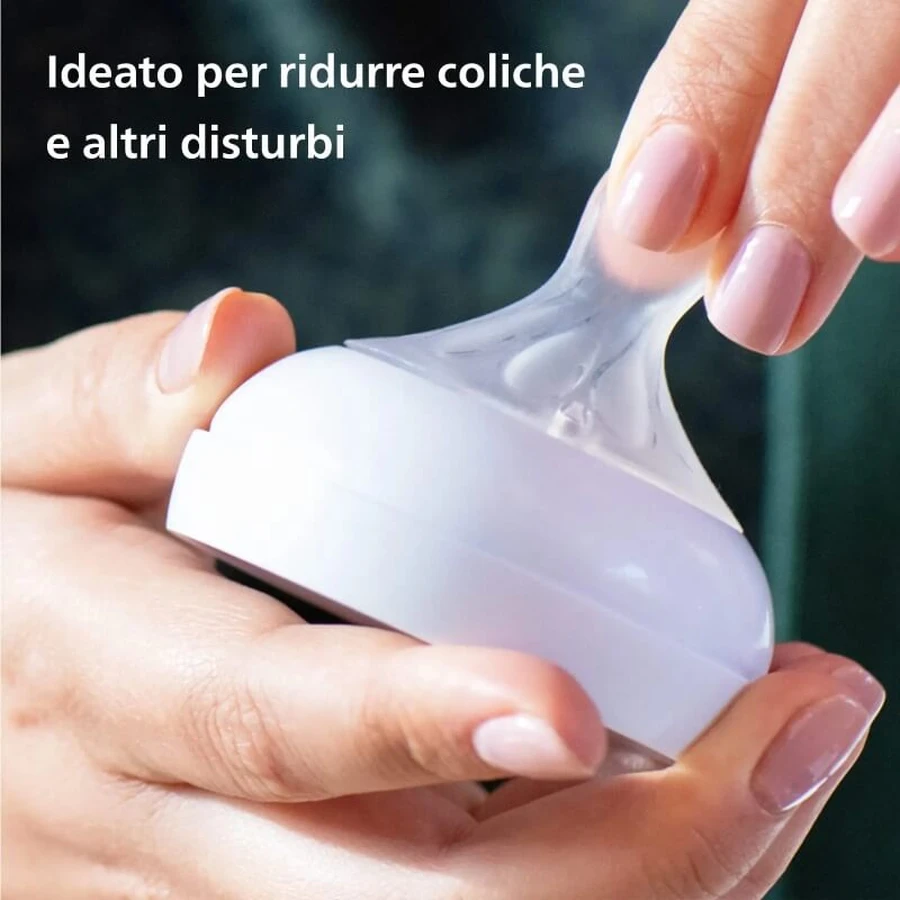 Avent natural response - biberon trasparente 1m+ koala 260 ml