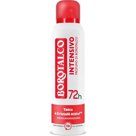 Borotalco Parfum Talc Intensif - Déodorant en spray 72 heures, 150 ml