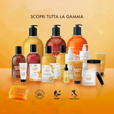 Perlier Miele - Crema de manos con efecto barrera, 100 ml