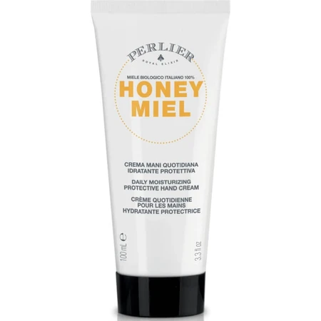 Perlier Miele - Crema de manos con efecto barrera, 100 ml