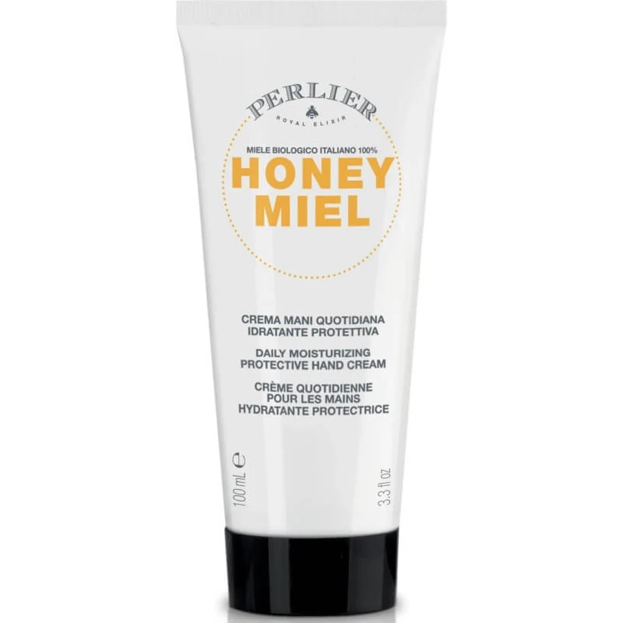 Perlier Miele - Crema de manos con efecto barrera, 100 ml