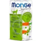 Monge Supreme pentru pisici adulte, cu ton, mazăre și morcovi baby – hrană complementară pentru pisici adulte, 80 g