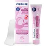 Depilsoap Hair Removal Cream for Underarms and Bikini Area, for Sensitive Skin, 75 ml