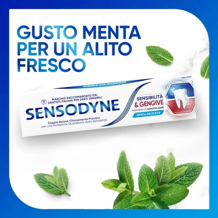Sensodyne Sensibilité et gencives - Menthe douce - Dentifrice 75 ml