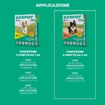 MSD Animal Health Exspot - 6 spot-on parasite prevention pipettes for dogs, 2 ml each