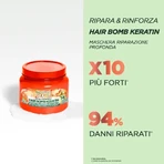 Fructis Repair & Strengthen Hair Bomb Keratin - Mascarilla reparadora profunda 320 ml