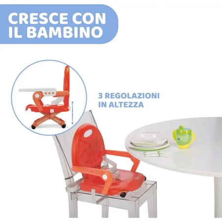 Chicco Pocket Snack - Red Chair Booster Seat