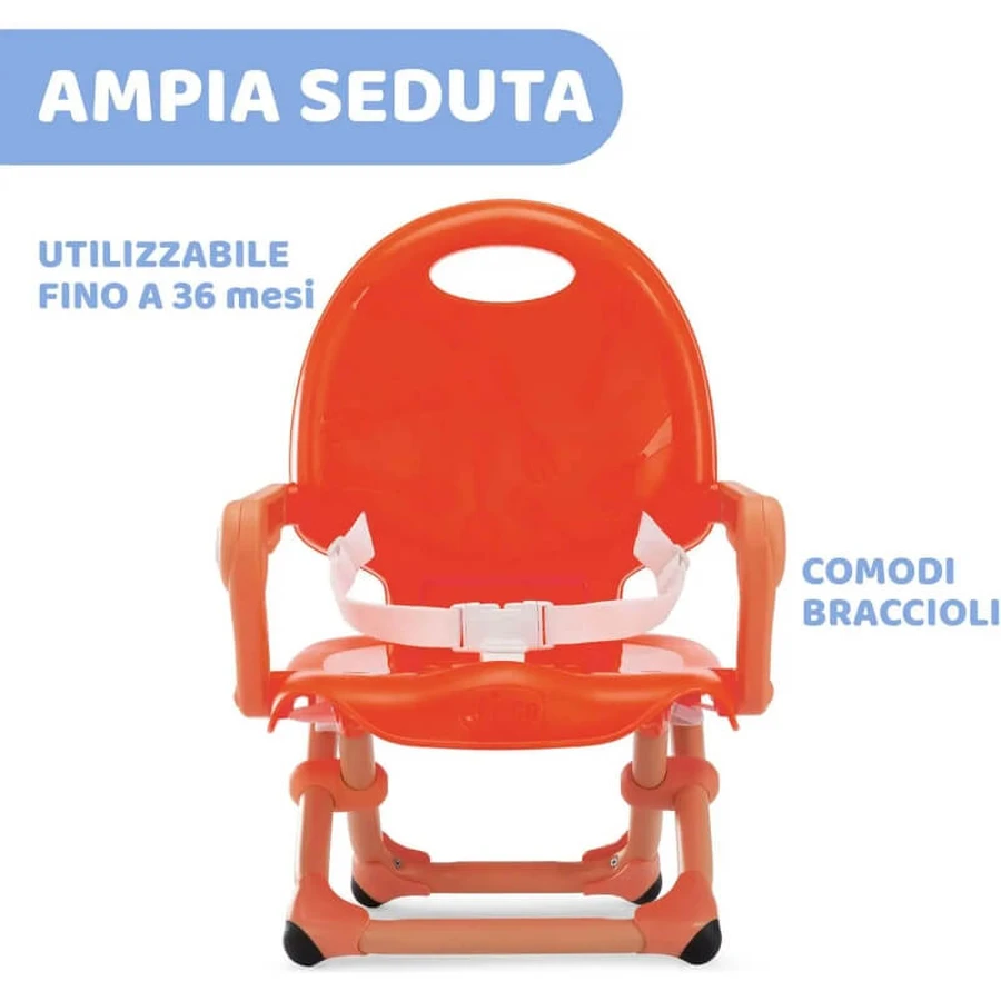 Chicco Pocket Snack - Red Chair Booster Seat