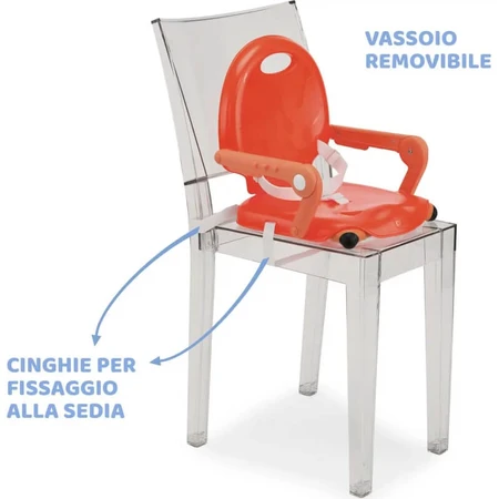 Chicco Pocket Snack - Red Chair Booster Seat
