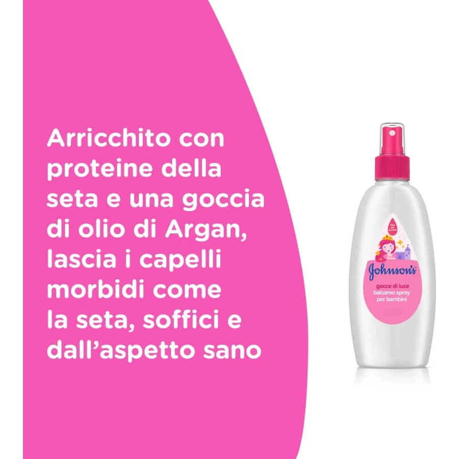 Johnson &amp; Johnson Drops of Light - Acondicionador en spray, 200 ml
