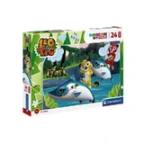 Clementoni Supercolor – 24-teiliges Maxi-Puzzle: Löwe & Tiger