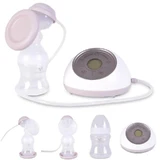 Cangaroo Elegance - Stille elektrische borstkolf met kaki LCD-touchscreen
