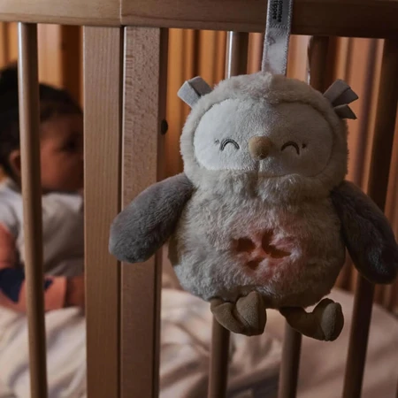 Tommee Tippee Grofriend Deluxe Ollie the Owl - Plush Toy with Night Light