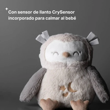 Tommee Tippee Grofriend Deluxe Ollie the Owl - Plush Toy with Night Light