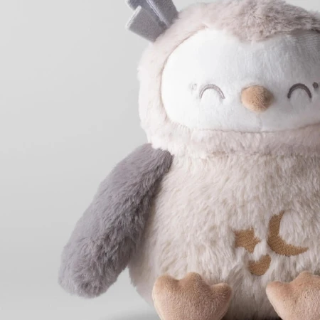 Tommee Tippee Grofriend Deluxe Ollie the Owl - Plush Toy with Night Light