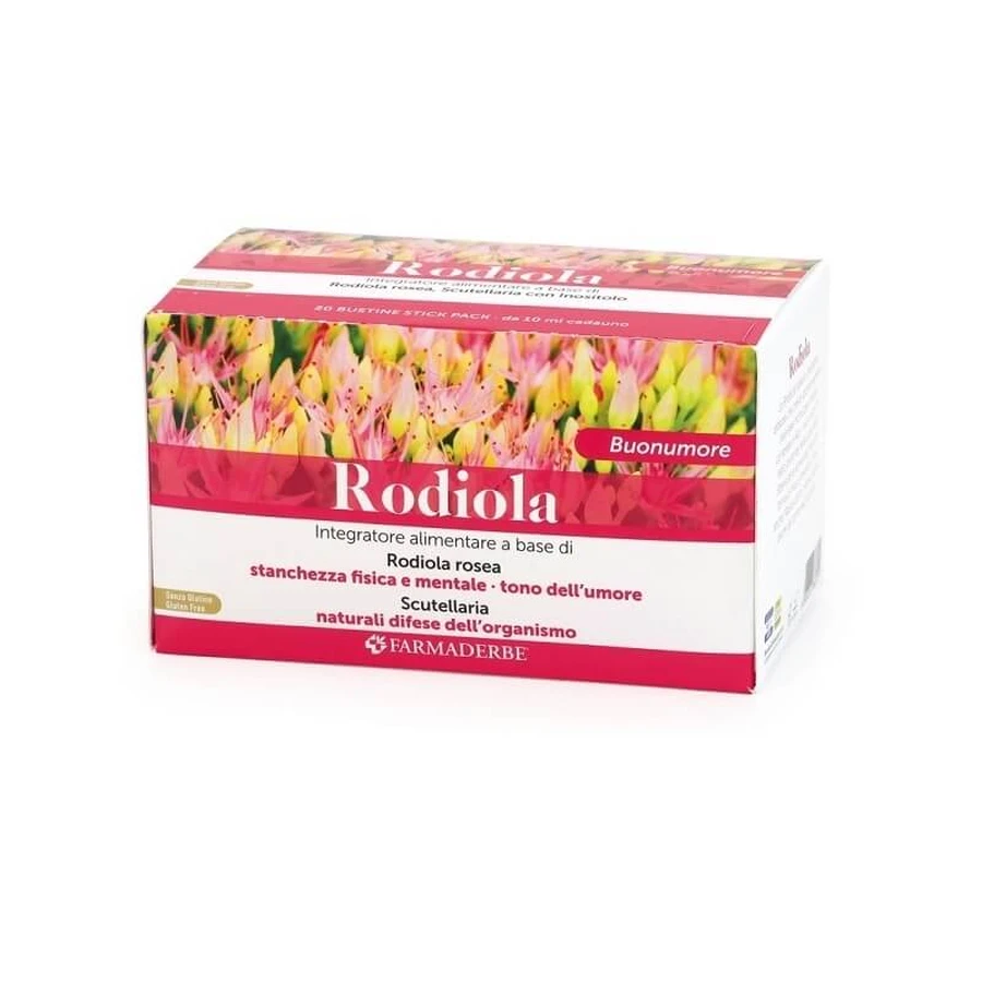 Rhodiola, 20 sticks de 10 ml chacun - complément alimentaire pour améliorer l'humeur