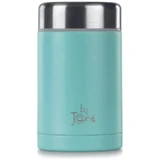 Jane Thermic Color Line - 450 cc stainless steel baby food thermos in aquarel blue