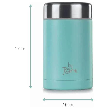 Jane Thermic Color Line - roestvrijstalen thermosfles voor babyvoeding van 450 cc in aquarelblauw