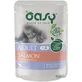 Oasy Wet cat bucățele de somon – hrană completă pentru pisici adulte, 85 g