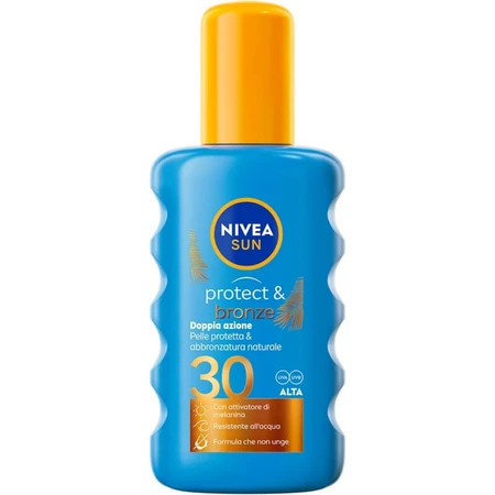 Nivea SPF 30+ Zonnebescherming &amp; Bronsspray, 200 ml