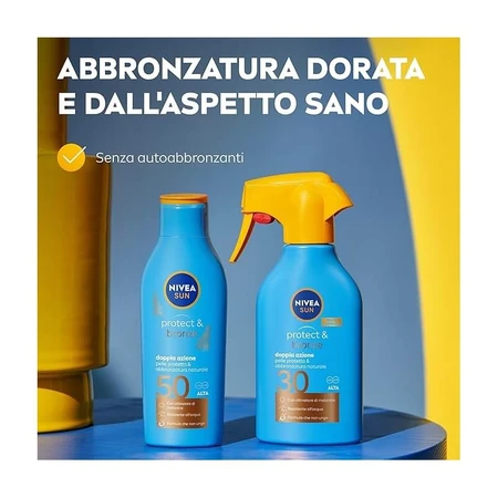 Nivea SPF 30+ Zonnebescherming &amp; Bronsspray, 200 ml