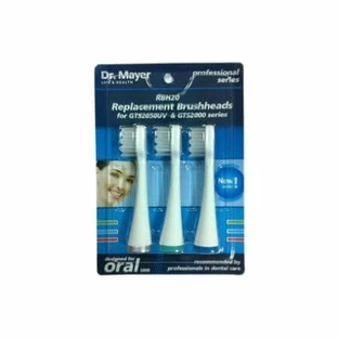 Dr. Mayer sonic electric toothbrush refill pack, 3 pieces