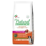 Natural Trainer Dagelijkse voeding voor volwassen honden van middelgroot formaat met prosciutto – Compleet voer voor volwassen honden van middelgroot formaat, 12 kg